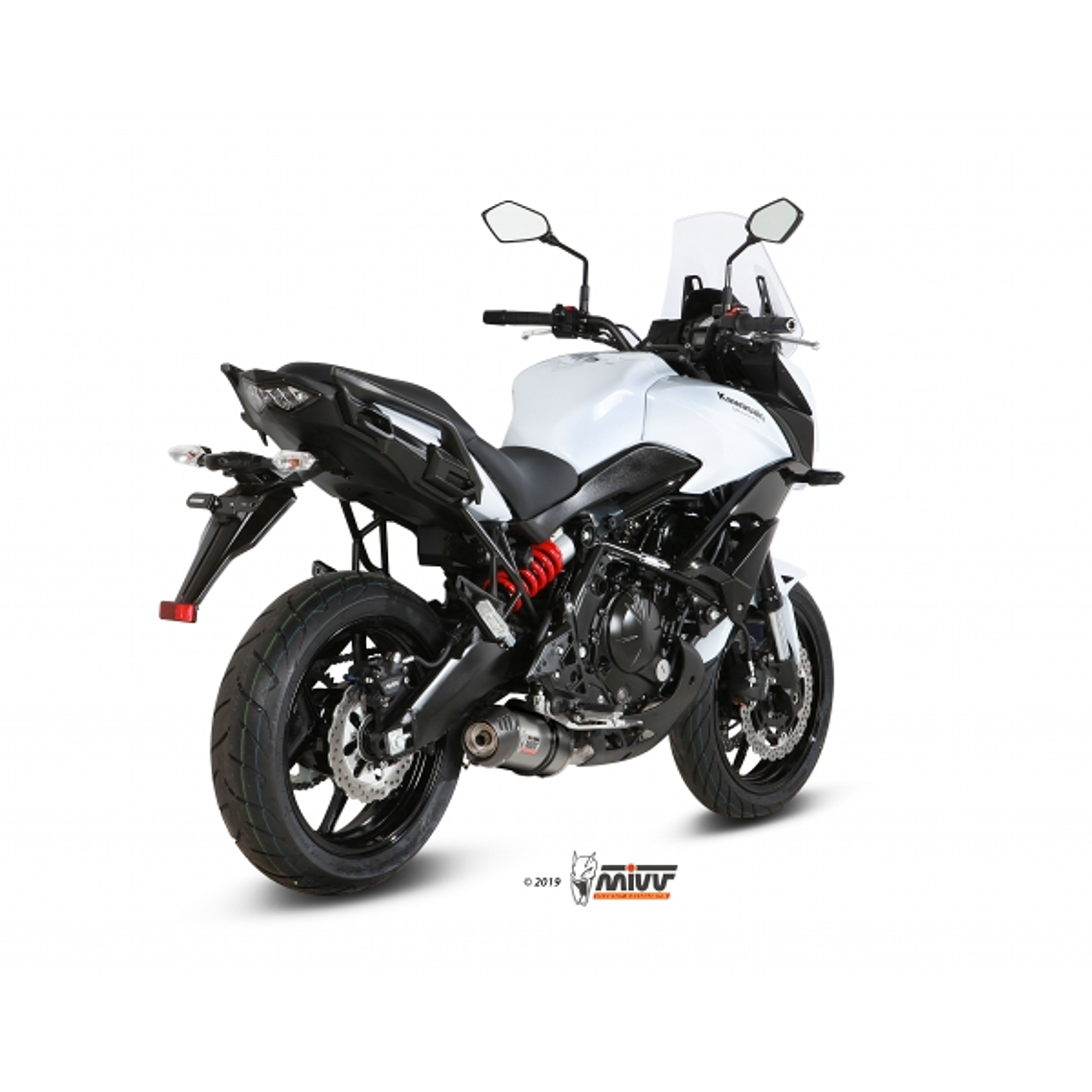 Escape MIVV Oval Kawasaki Versys 650 2015-22 2