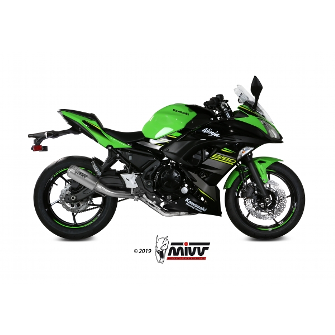 Escape MIVV Kawasaki Ninja 650 / Z650 2017-23 1