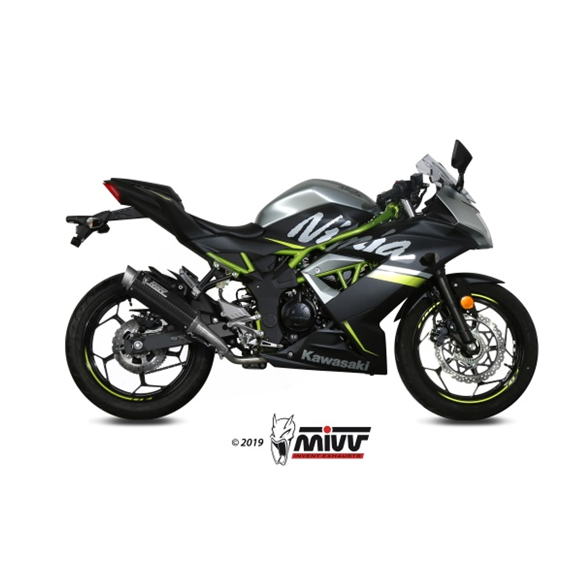 Escape MIVV GP Pro Kawasaki Ninja 125 / Z125 2019-24 2
