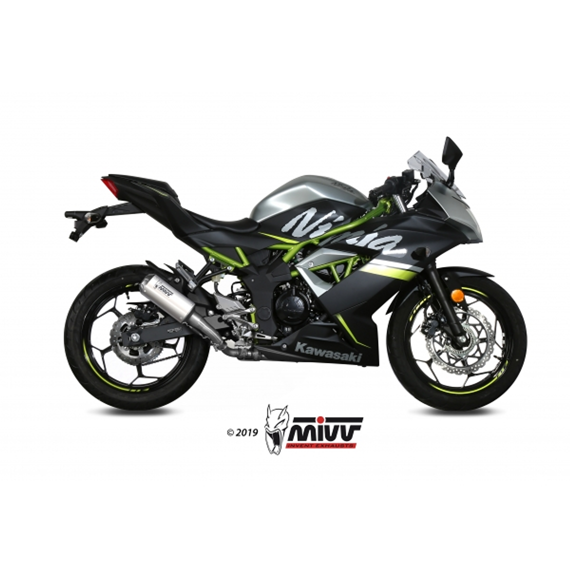 Escape MIVV MK3 Kawasaki Ninja 125 / Z125 2019-23  1