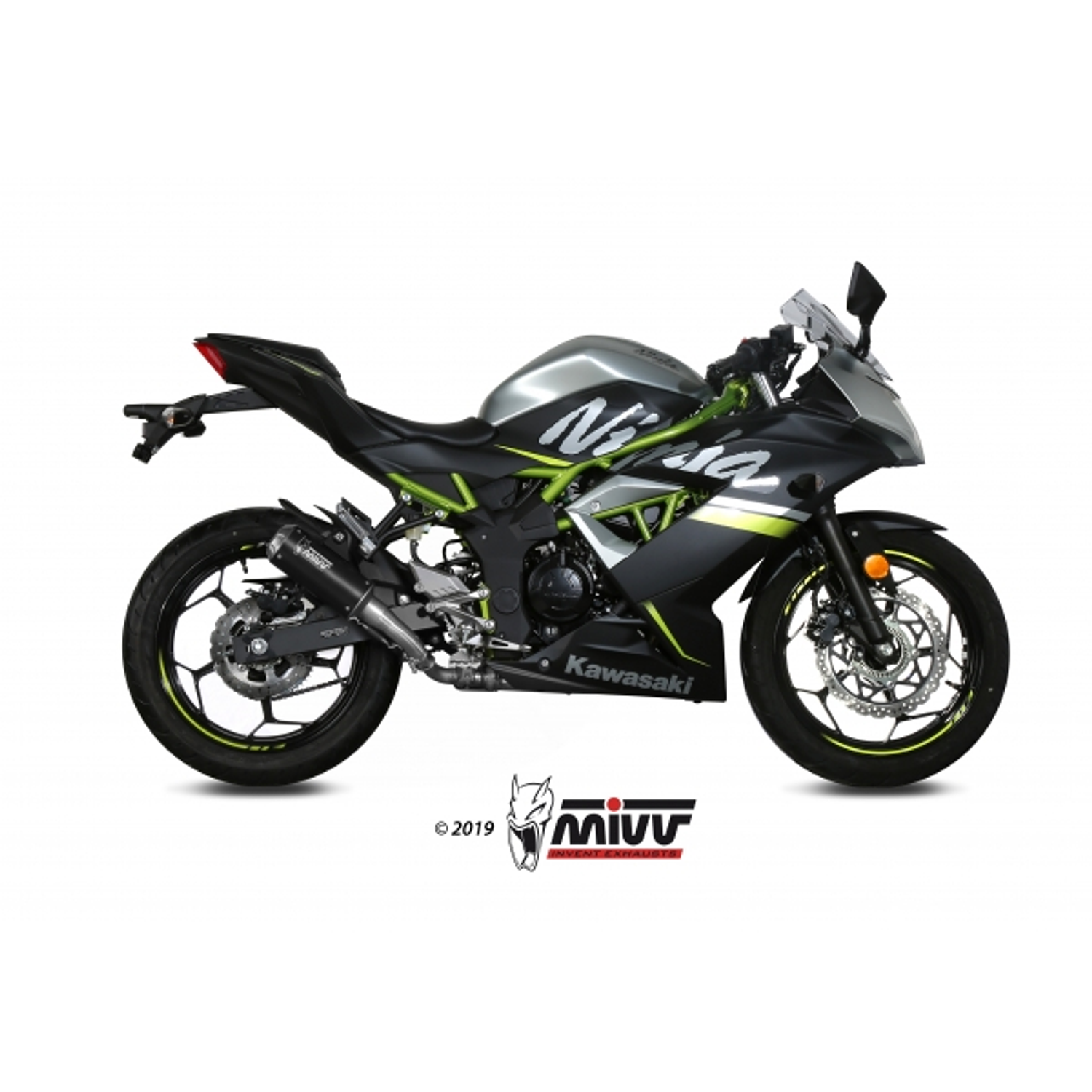 Escape MIVV MK3 Kawasaki Ninja 125 / Z125 2019-23  4