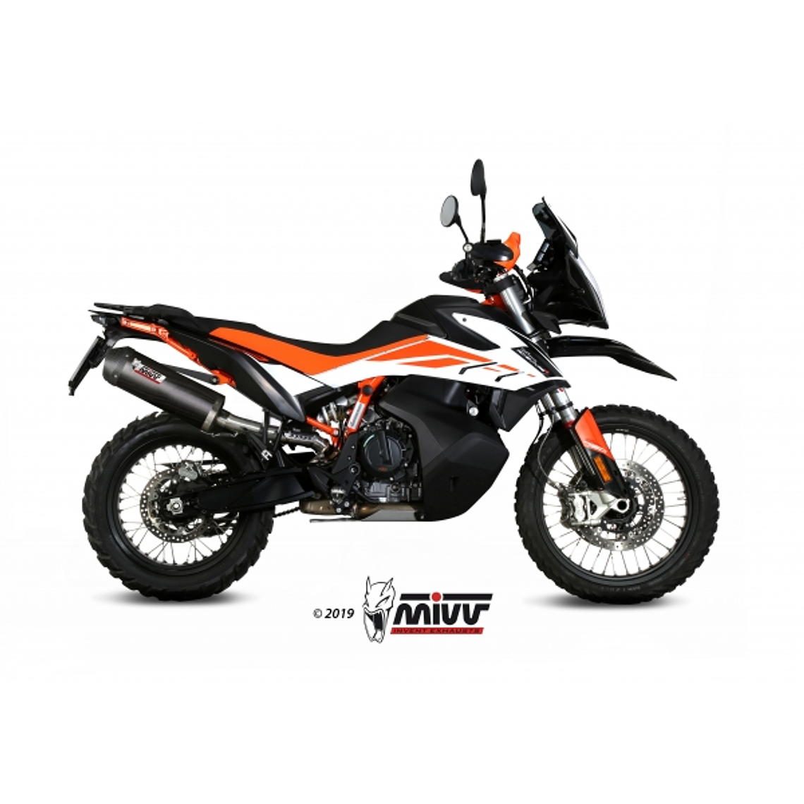Escape MIVV KTM 790 Adventure/R 19-20 / 890 Adventure/R 20-23 (Carbono)  1