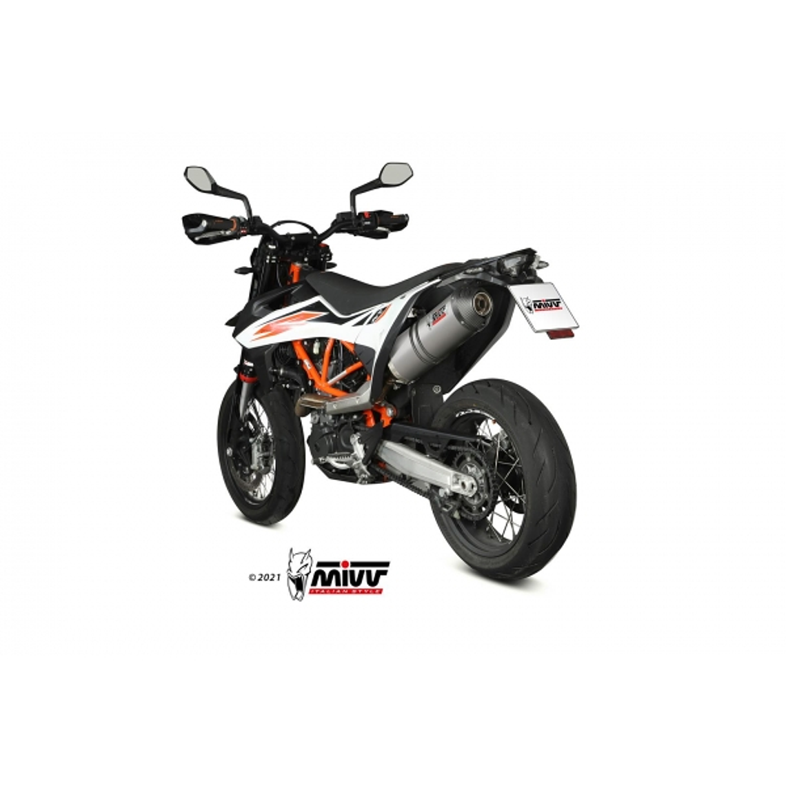 Escape MIVV Oval KTM 690 SMC R 2020-23  2