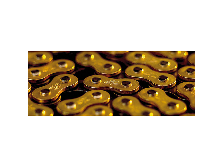 Corrente Renthal 420R1 Preto/Dourado 3