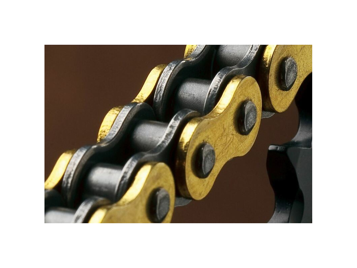 Corrente Renthal 420R1 Preto/Dourado 6