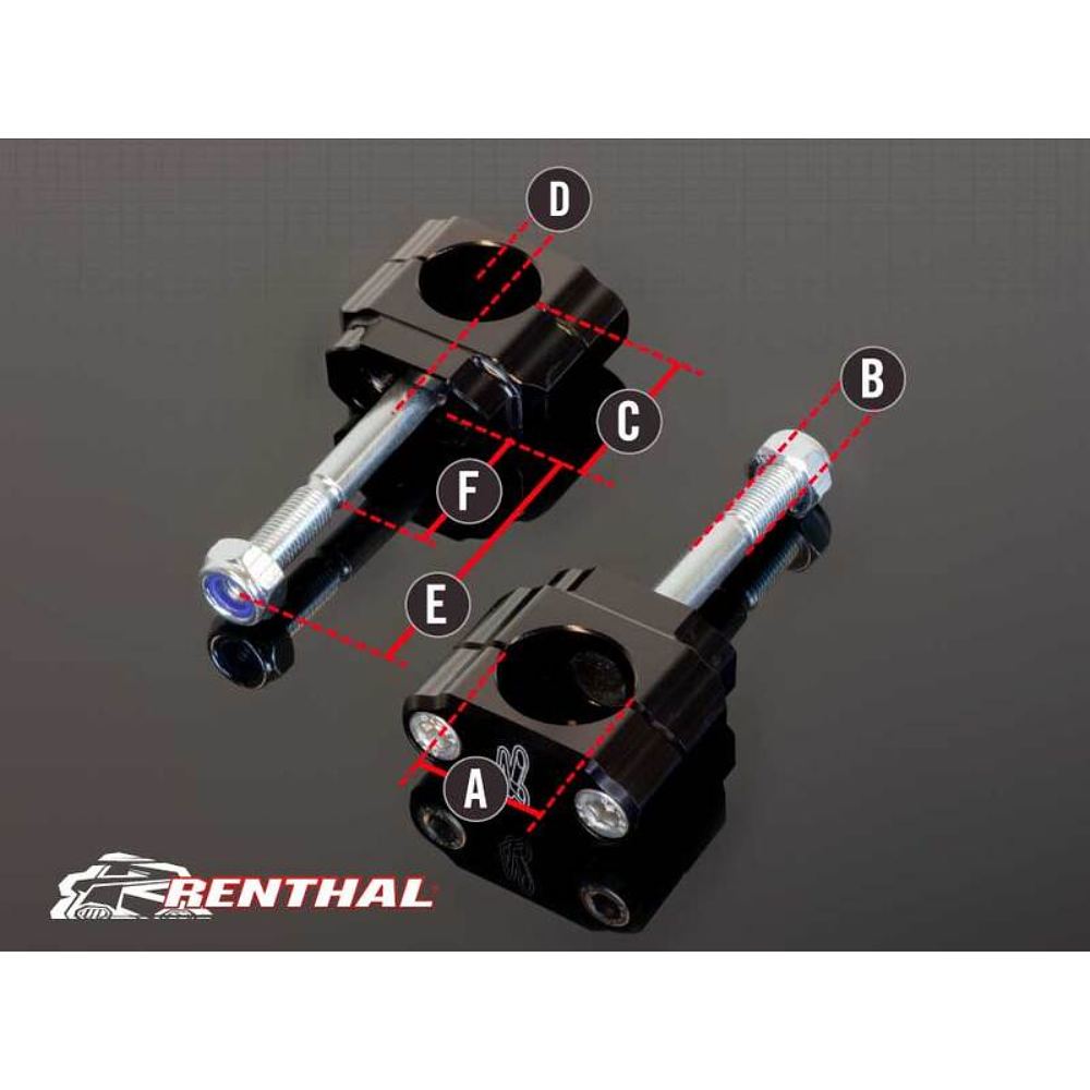 Mesas de Guiador Renthal 36 mm Fatbar Honda/Yamaha