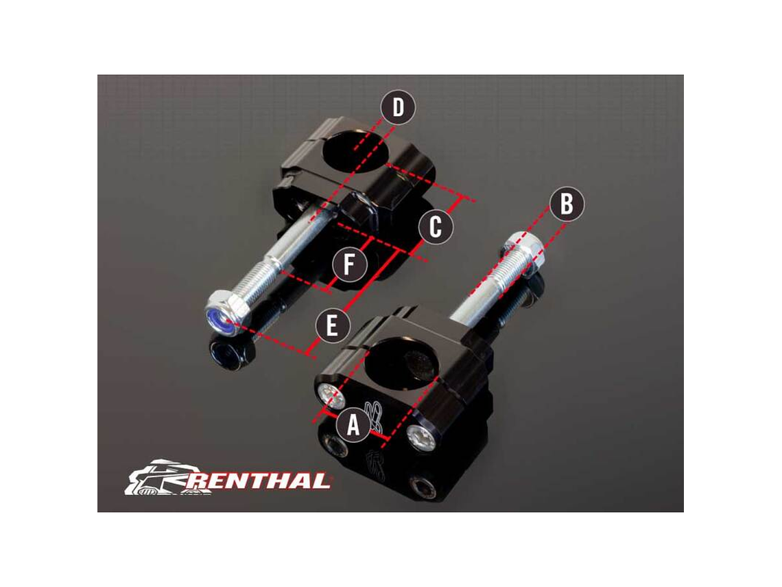 Mesas de Guiador Renthal 36 mm Fatbar Honda/Yamaha  4