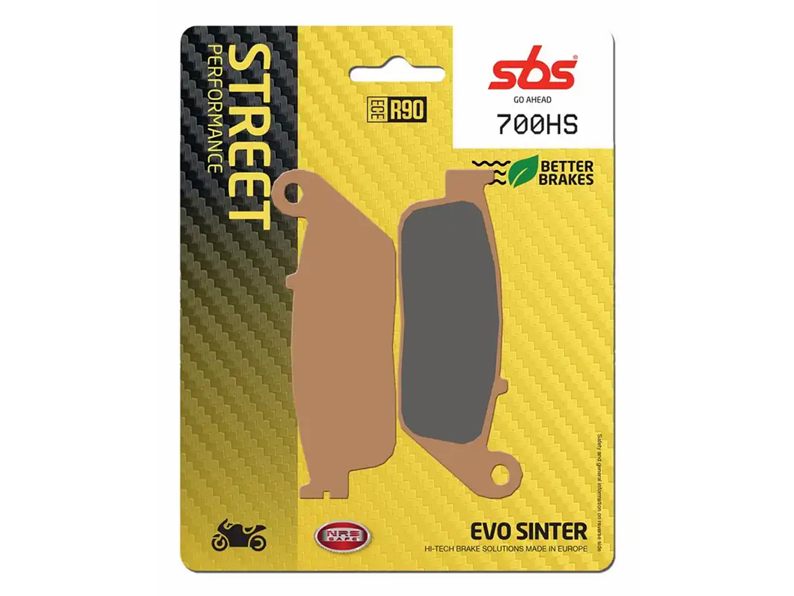 Pastilhas de Travão 700HS - SBS 1