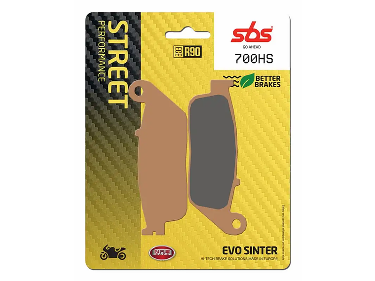 Pastilhas de Travão 700HS - SBS 1