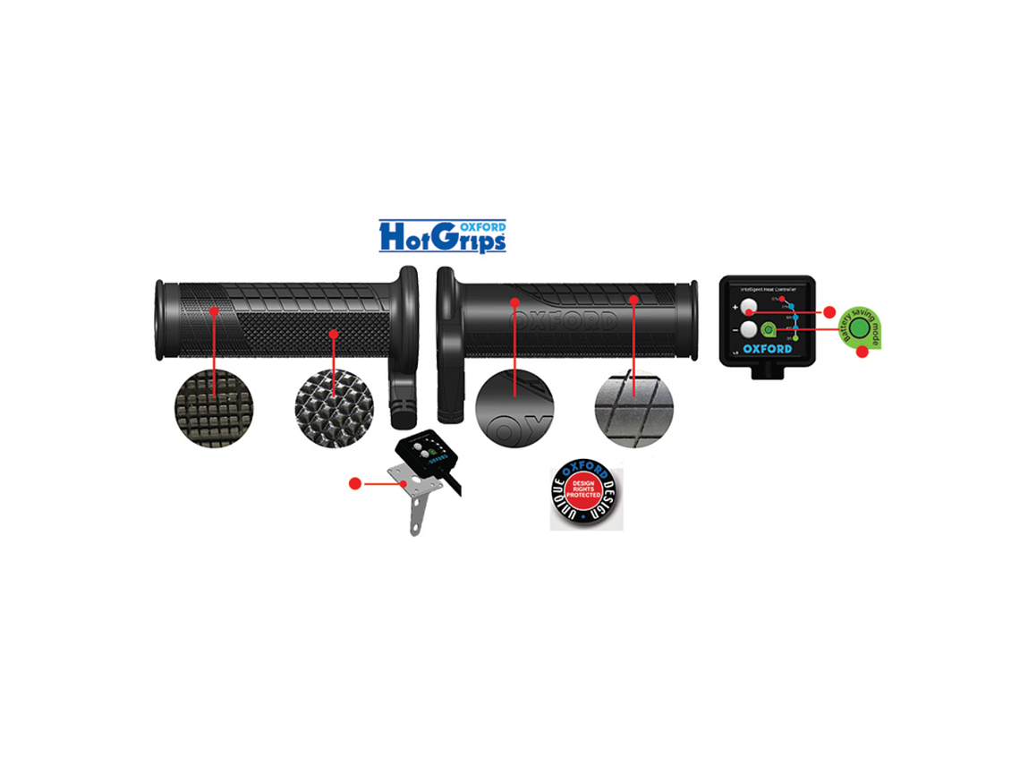 Punhos Aquecidos Oxford Touring Premium - OF691 2