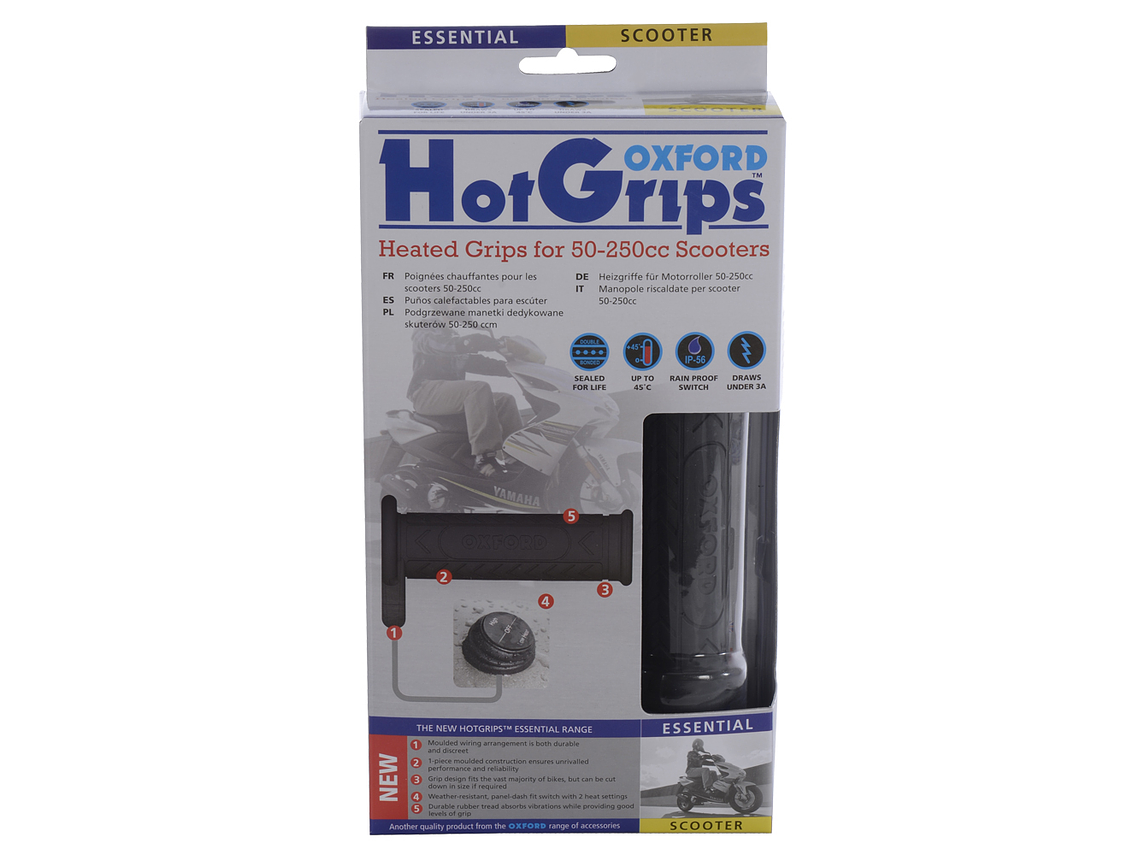 Punhos Aquecidos Scooter c/ Interruptor Oxford - OF772 1
