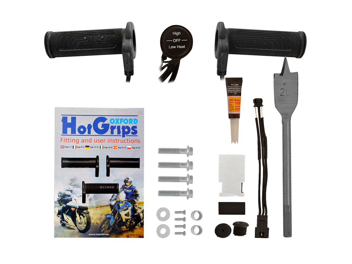 Punhos Aquecidos Scooter c/ Interruptor Oxford - OF772 2