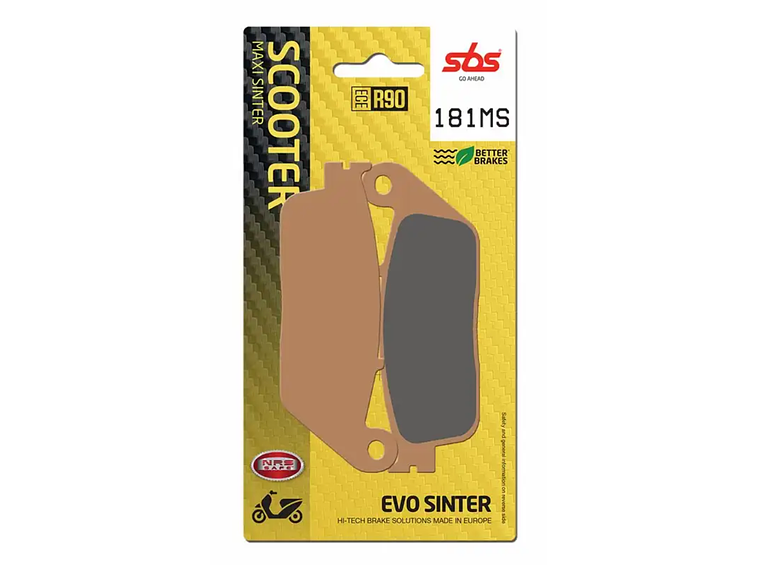 Pastilhas de Travão 181MS Yamaha X-Max - SBS 1