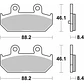 Pastilhas de Travão 182MS Suzuki Burgman 400/650 - SBS - Thumbnail 2
