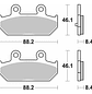 Pastilhas de Travão 182MS Suzuki Burgman 400/650 - SBS - Thumbnail 2