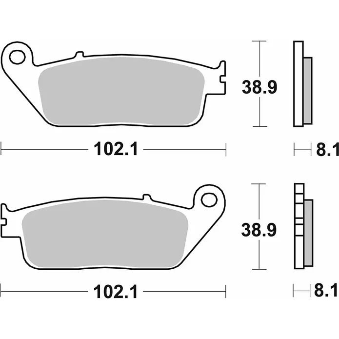 Pastilhas de Travão 183MS - SBS 2