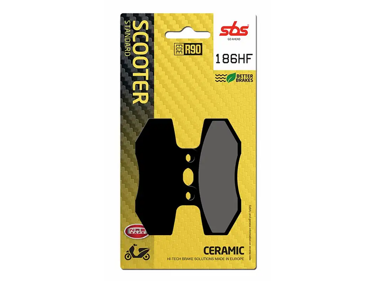 Pastilhas de Travão 186HF Aprilia RX/SX 50 - SBS 1