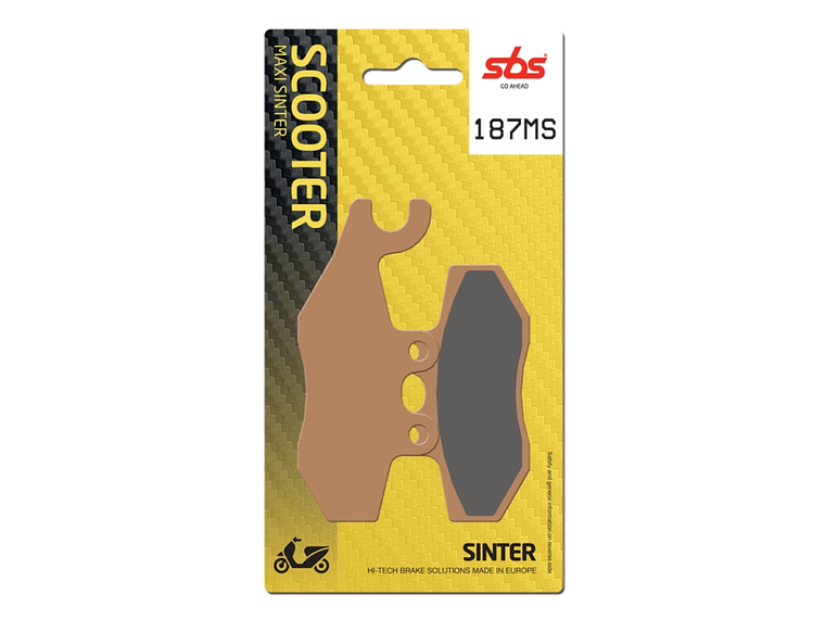 Pastilhas de Travão 187MS Piaggio - SBS 1