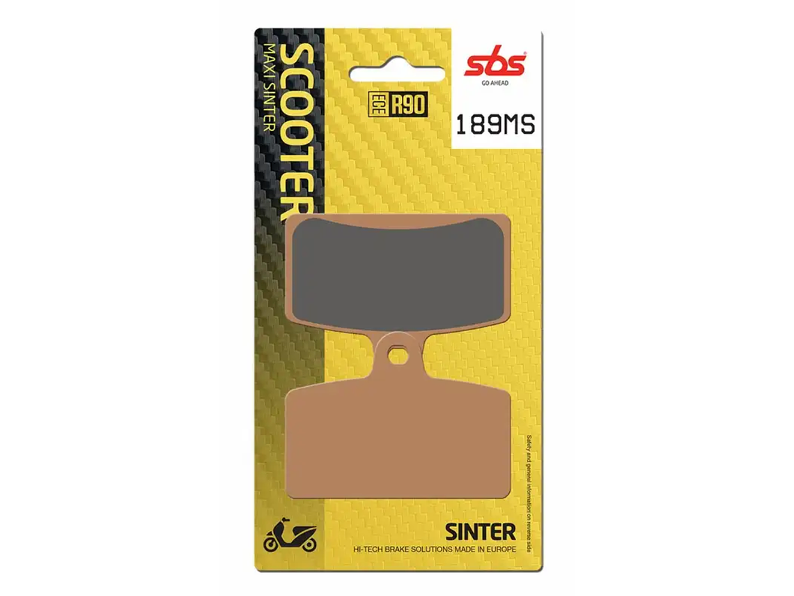 Pastilhas de Travão 189MS Aprilia 125 - SBS 1