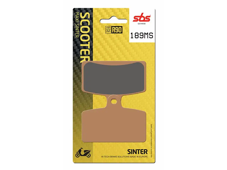 Pastilhas de Travão 189MS Aprilia 125 - SBS 1