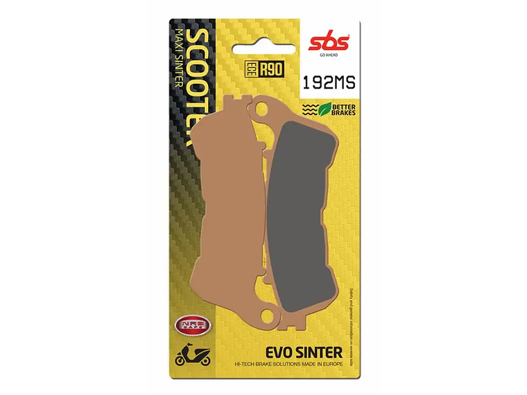 Pastilhas de Travão 192MS - SBS 1