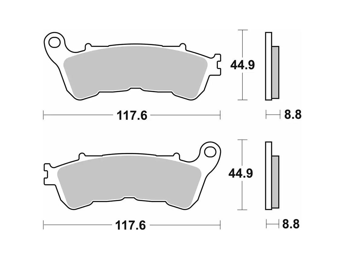 Pastilhas de Travão 192MS - SBS 2