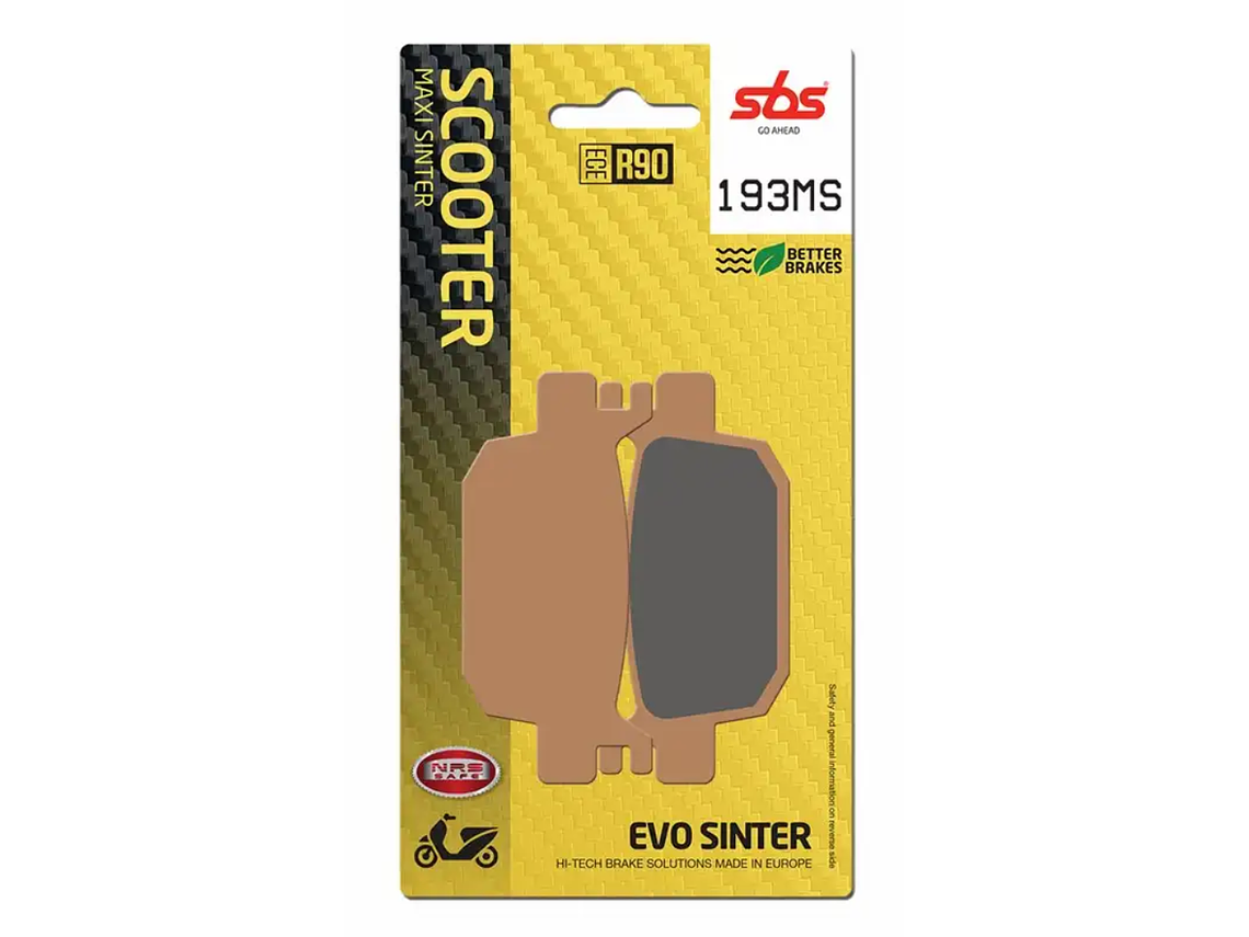 Pastilhas de Travão 193MS - SBS 1