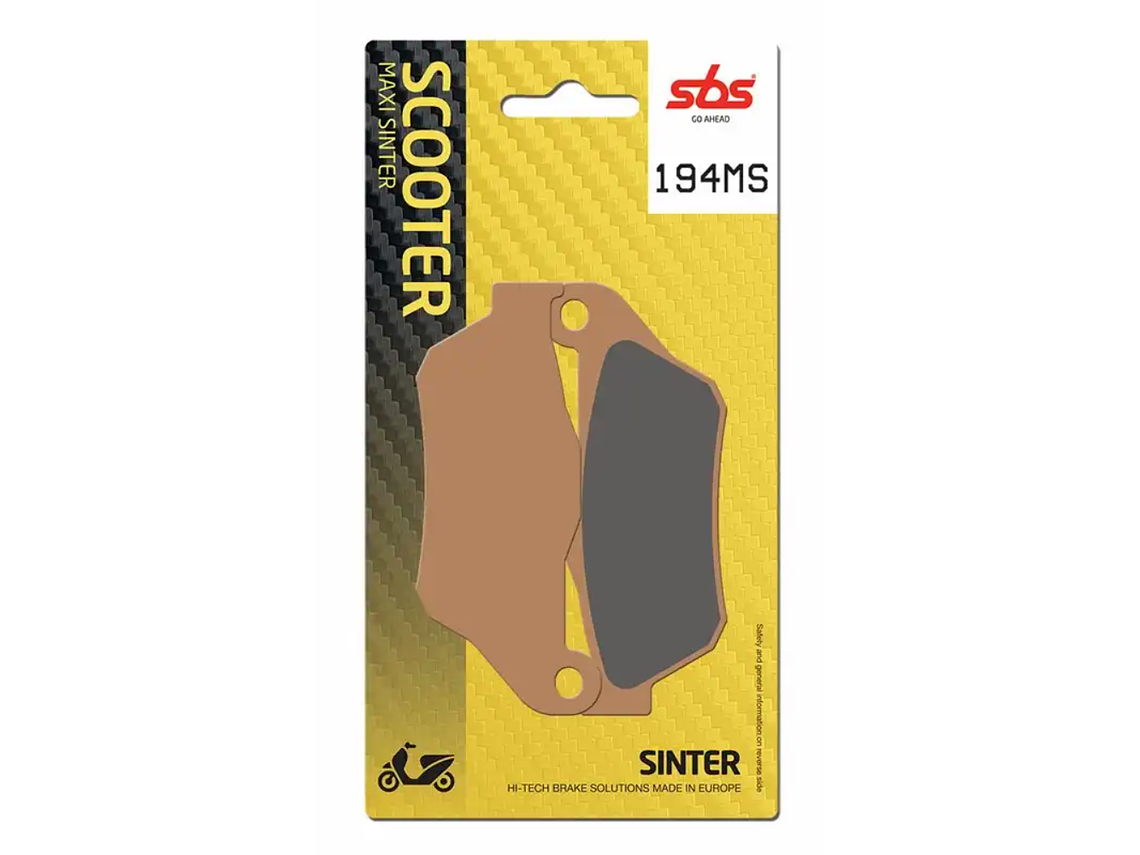 Pastilhas de Travão 194MS - SBS 1