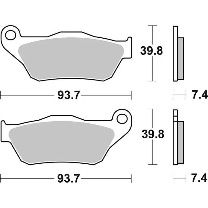 Pastilhas de Travão 194MS - SBS 2