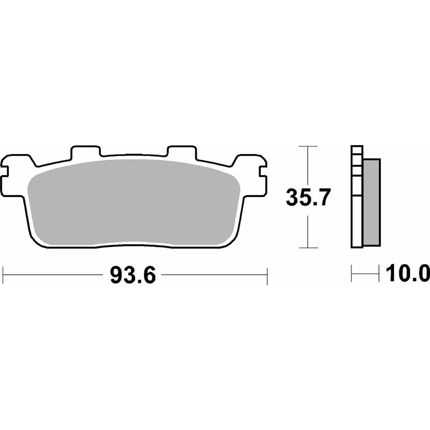 Pastilhas de Travão 195MS - SBS 2