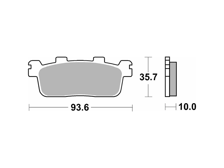 Pastilhas de Travão 195MS - SBS 2