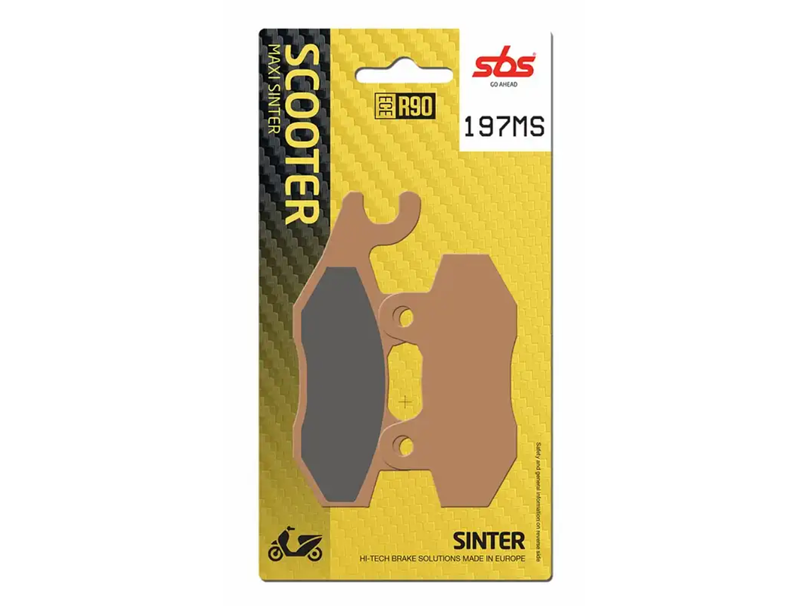 Pastilhas de Travão 197MS - SBS 1