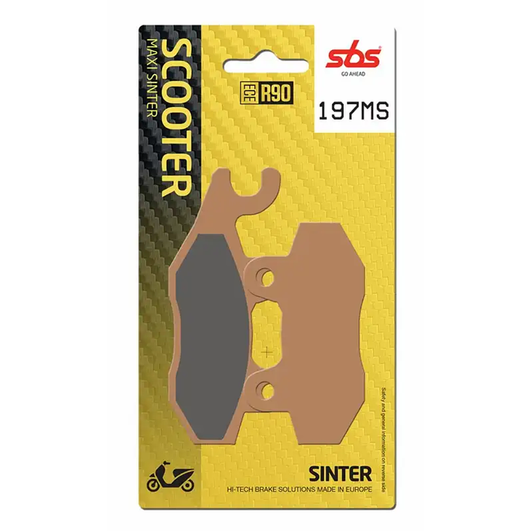 Pastilhas de Travão 197MS - SBS 1