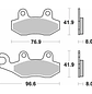 Pastilhas de Travão 197MS - SBS - Thumbnail 2