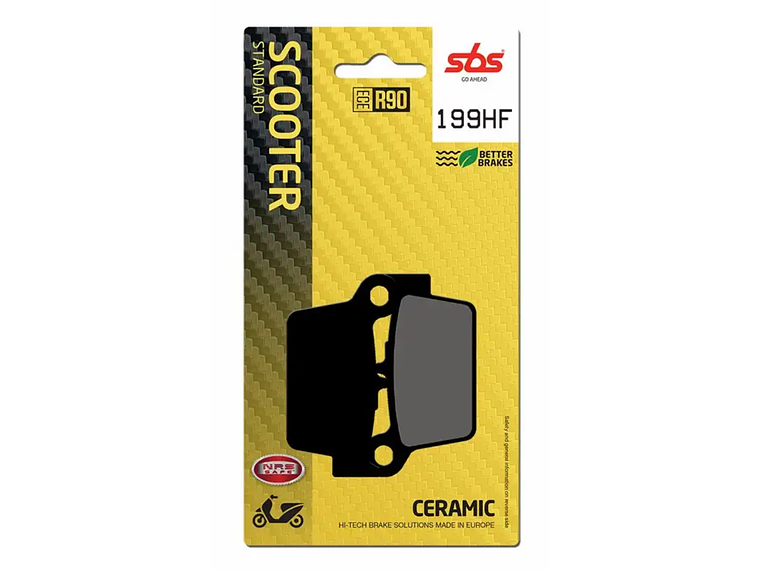 Pastilhas de Travão 199HF Beta RR 50 - SBS 1