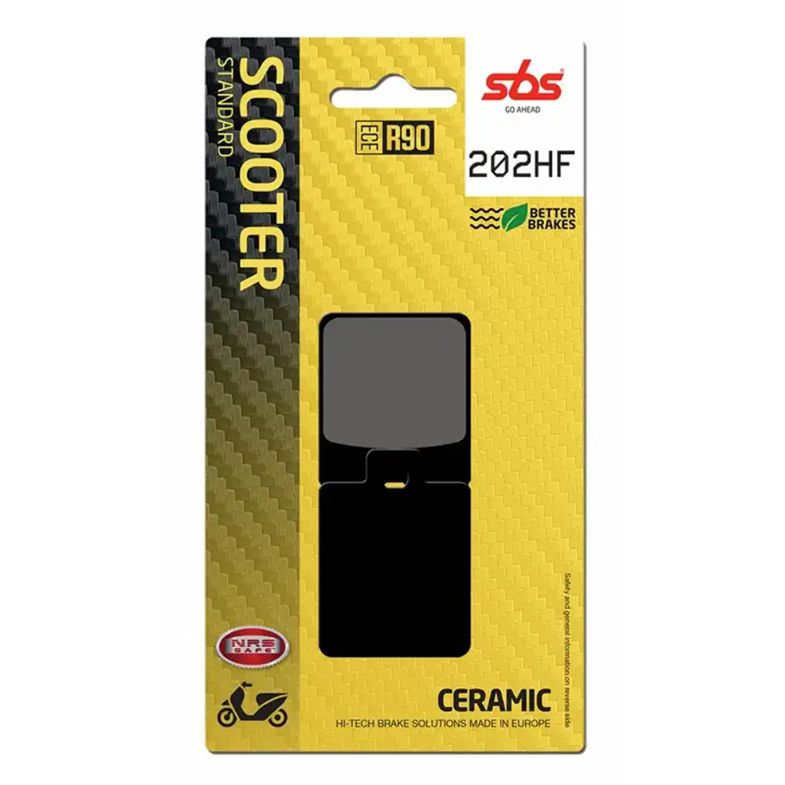 Pastilhas de Travão 202HF - SBS 1
