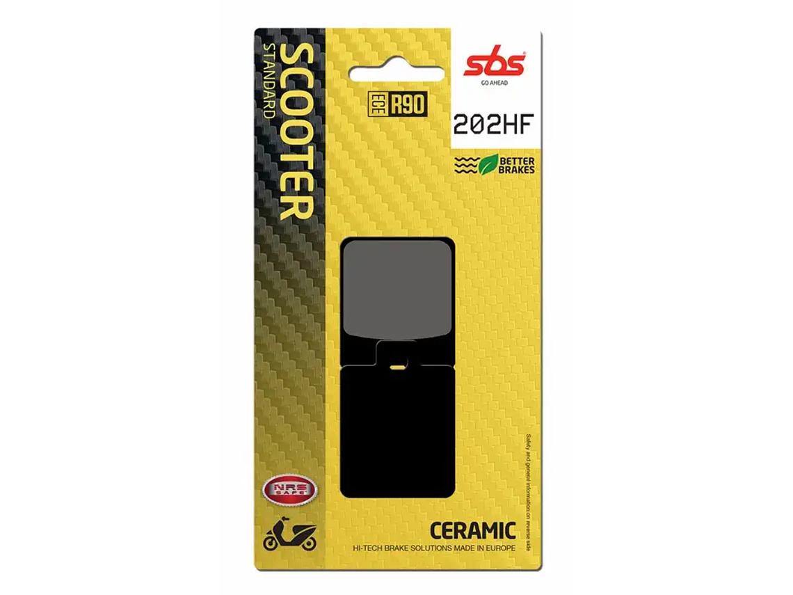 Pastilhas de Travão 202HF - SBS 1