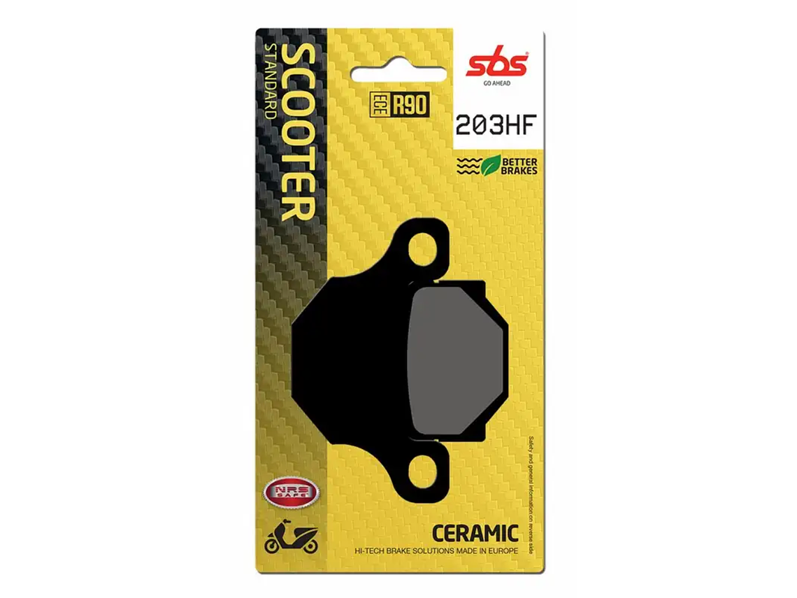 Pastilhas de Travão 203HF - SBS 1