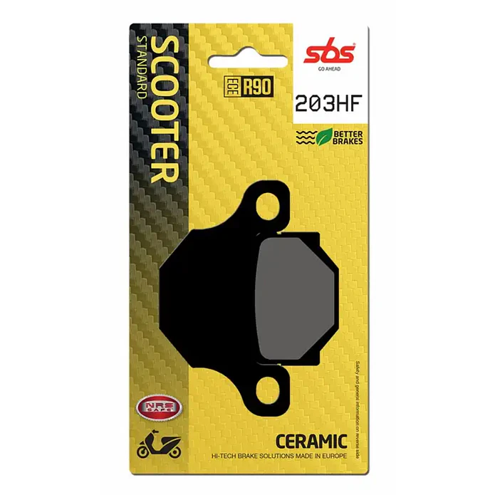 Pastilhas de Travão Derbi Senda DRD SM 125 203HF - SBS 1