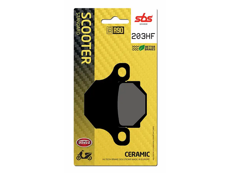 Pastilhas de Travão 203HF - SBS 1