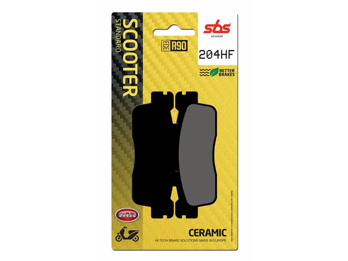 Pastilhas de Travão 204HF - SBS 1