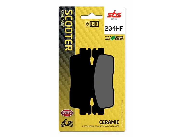 Pastilhas de Travão 204HF - SBS 1