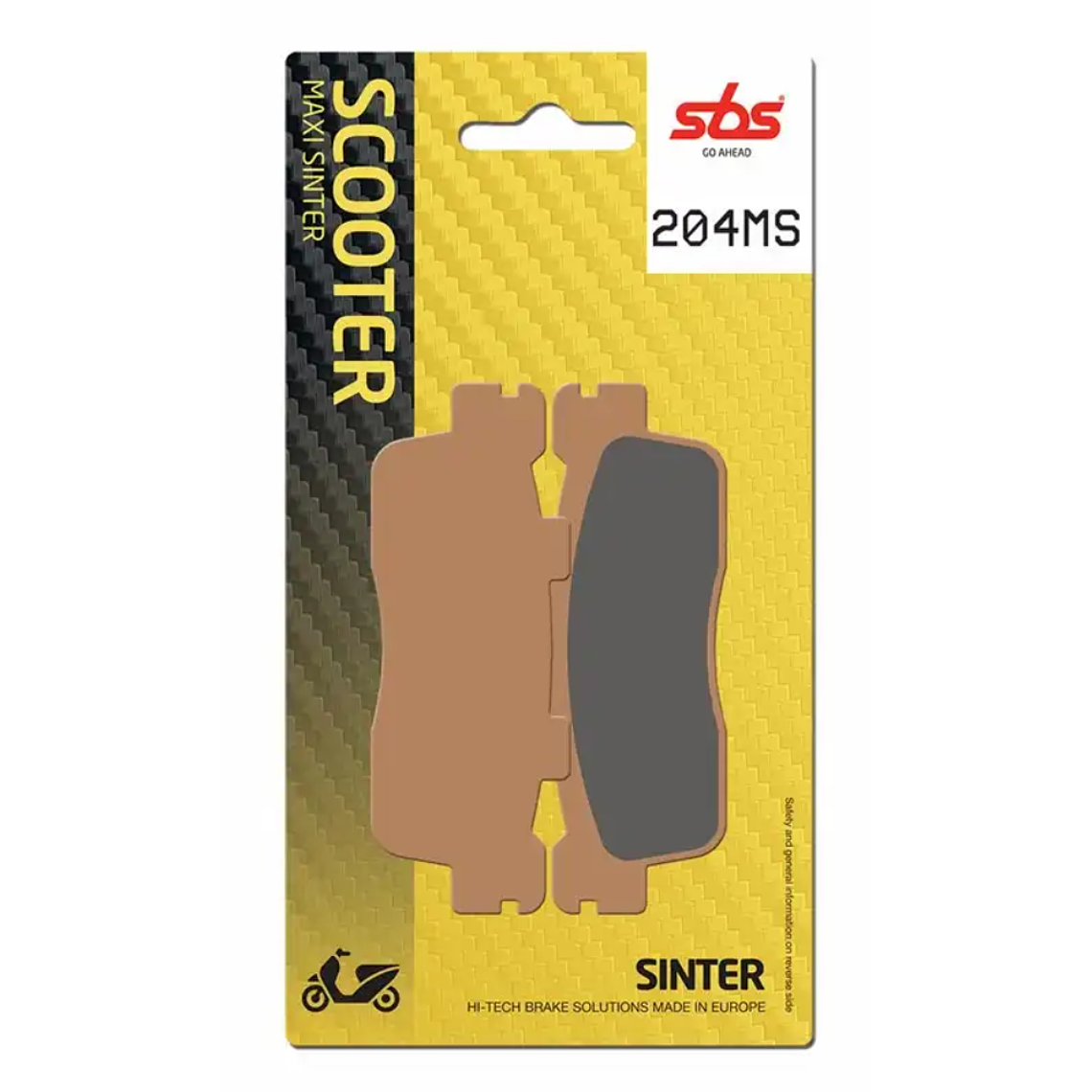 Pastilhas de Travão 204MS - SBS 1