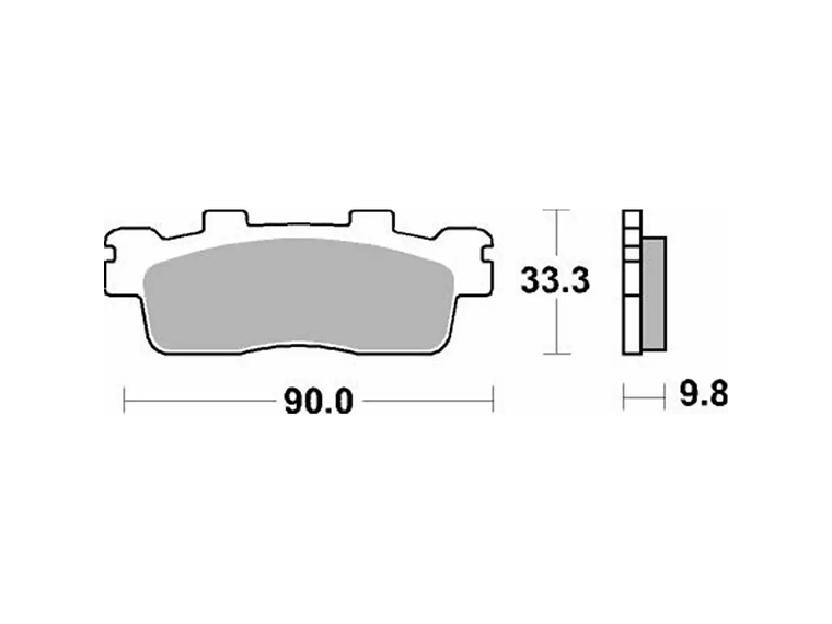 Pastilhas de Travão 204MS - SBS 2