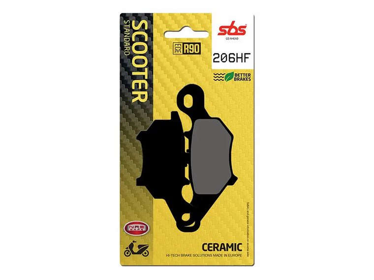 Pastilhas de Travão 206HF - SBS 1