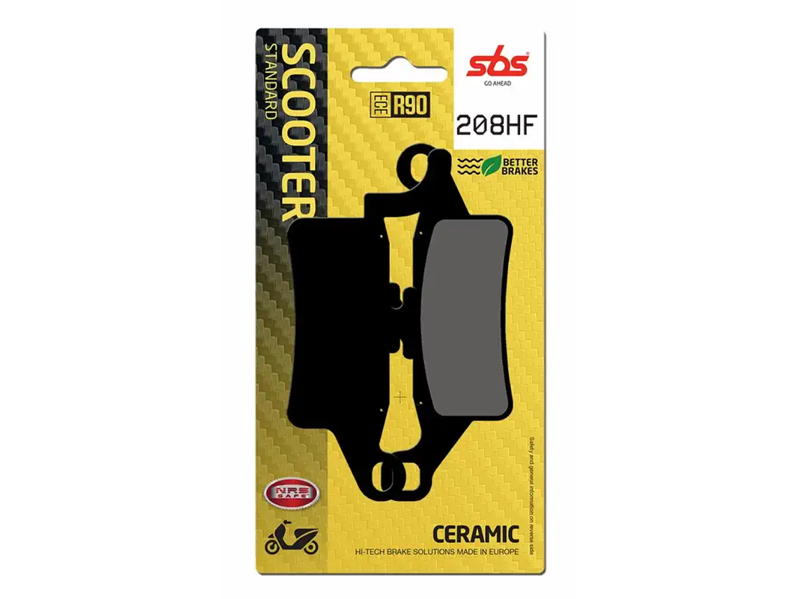 Pastilhas de Travão 208HF - SBS 1