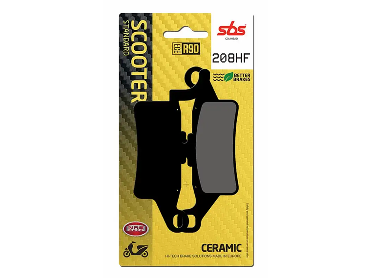Pastilhas de Travão 208HF - SBS 1