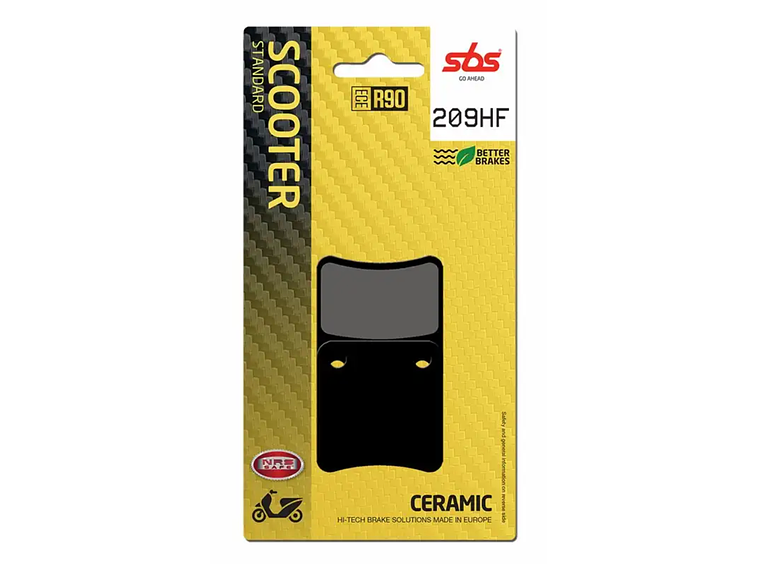 Pastilhas de Travão 209HF - SBS 1