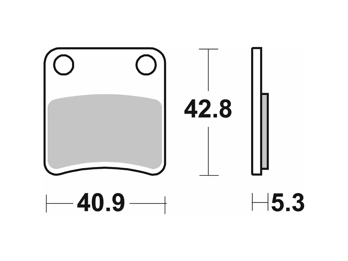 Pastilhas de Travão 209HF - SBS 2
