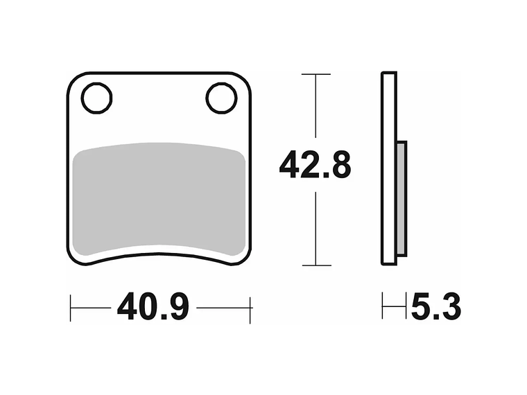 Pastilhas de Travão 209HF - SBS 2